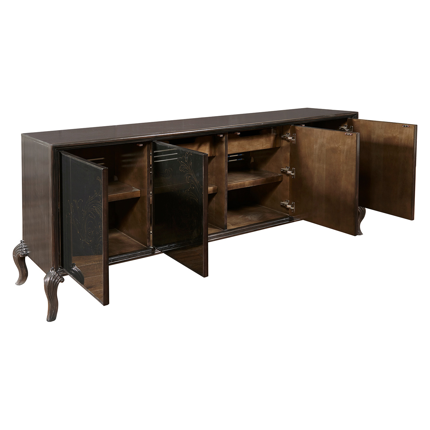 Entertainment 4 Door Media Credenza - Image 2