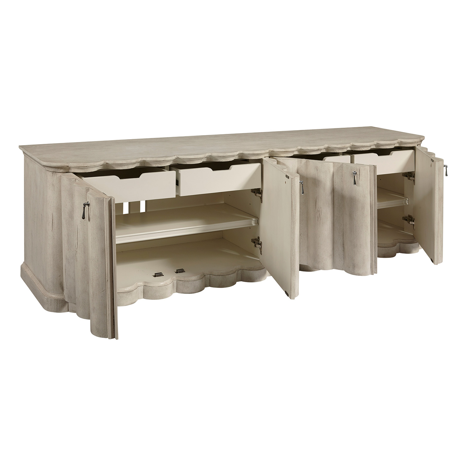 Entertainment 4 Door Credenza - Image 2